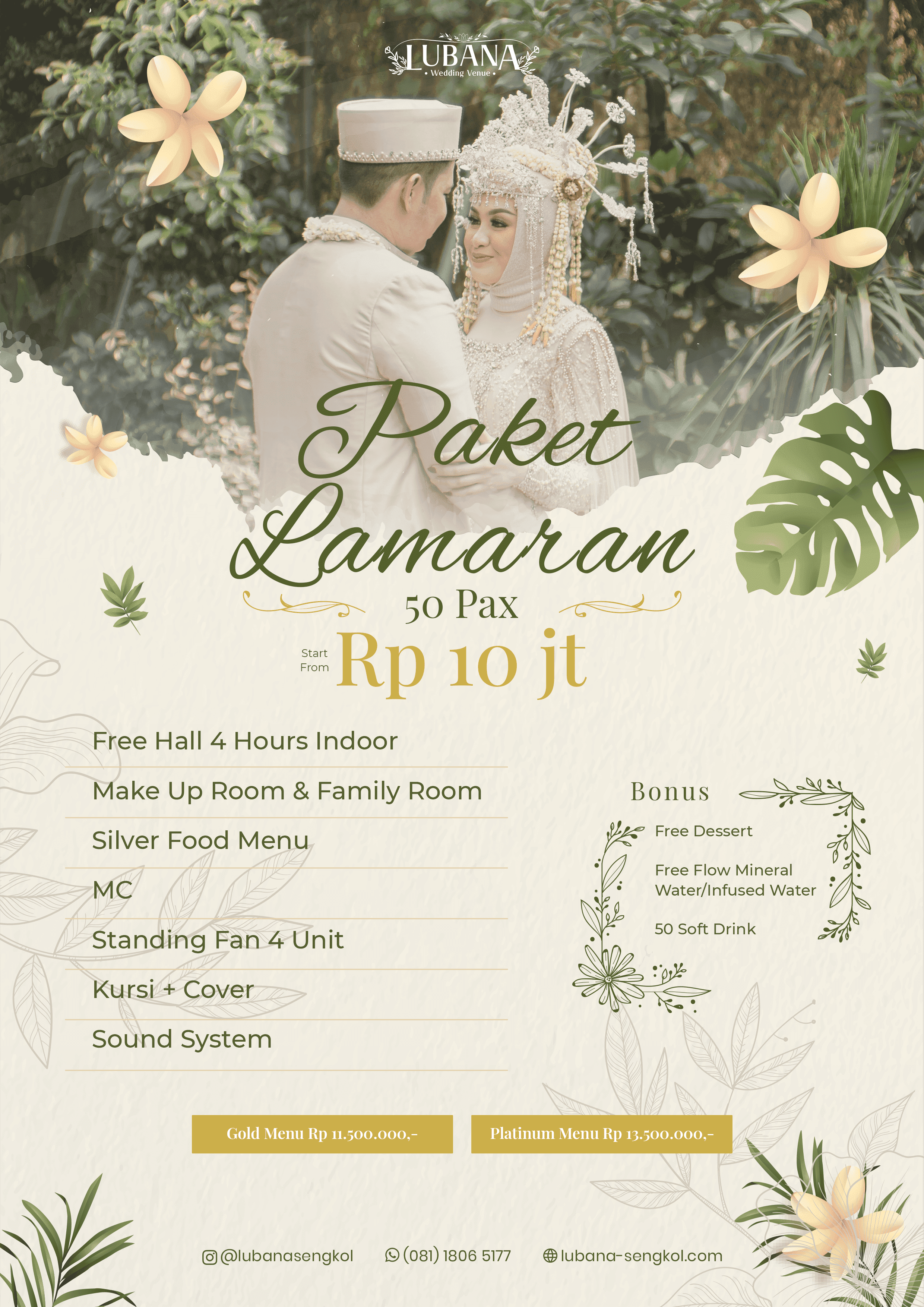 Paket Lamaran - 50 pax